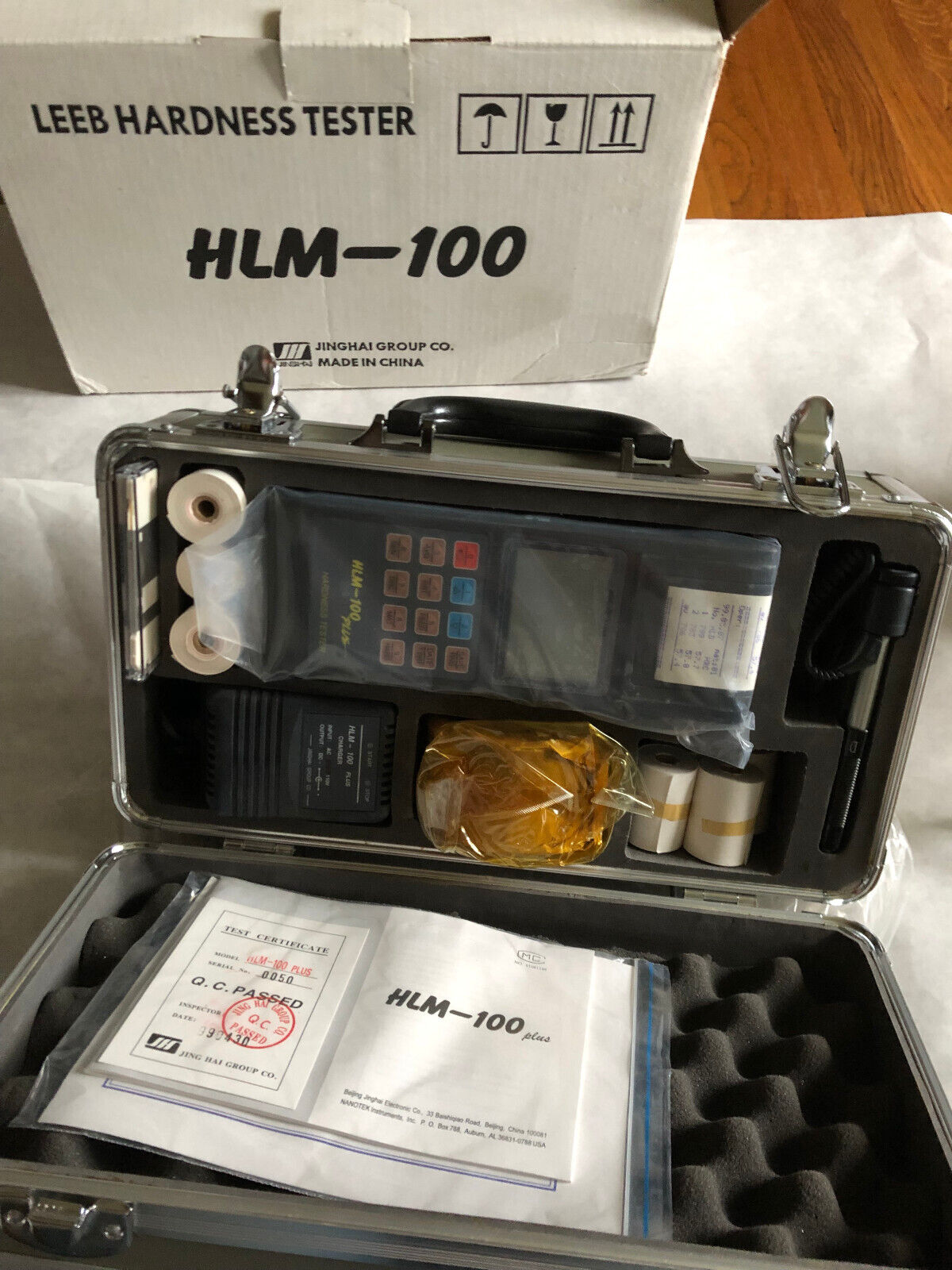 New Leeb Hlm-100 Hardness Hlm 100 Plus Leeb Hardness Tester With Mini Printer,Az