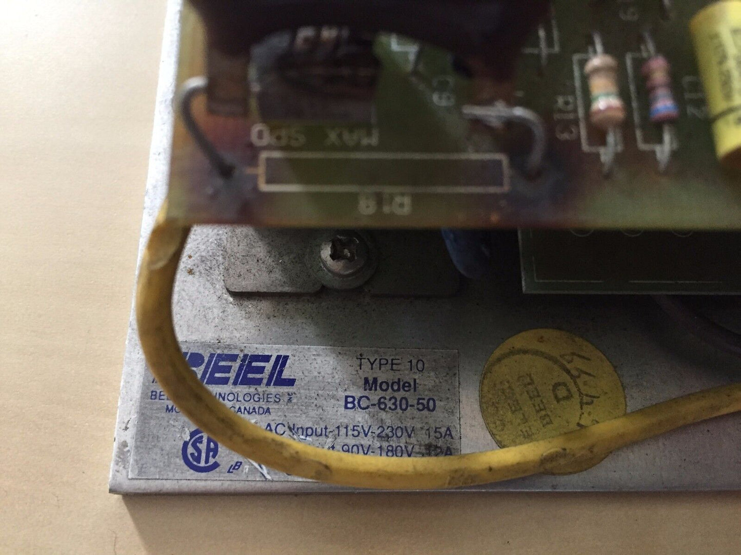 Beel Bc-630-50 Controls Drive In-115-230Vac-15A Out-90-180Vdc-12A,Ed