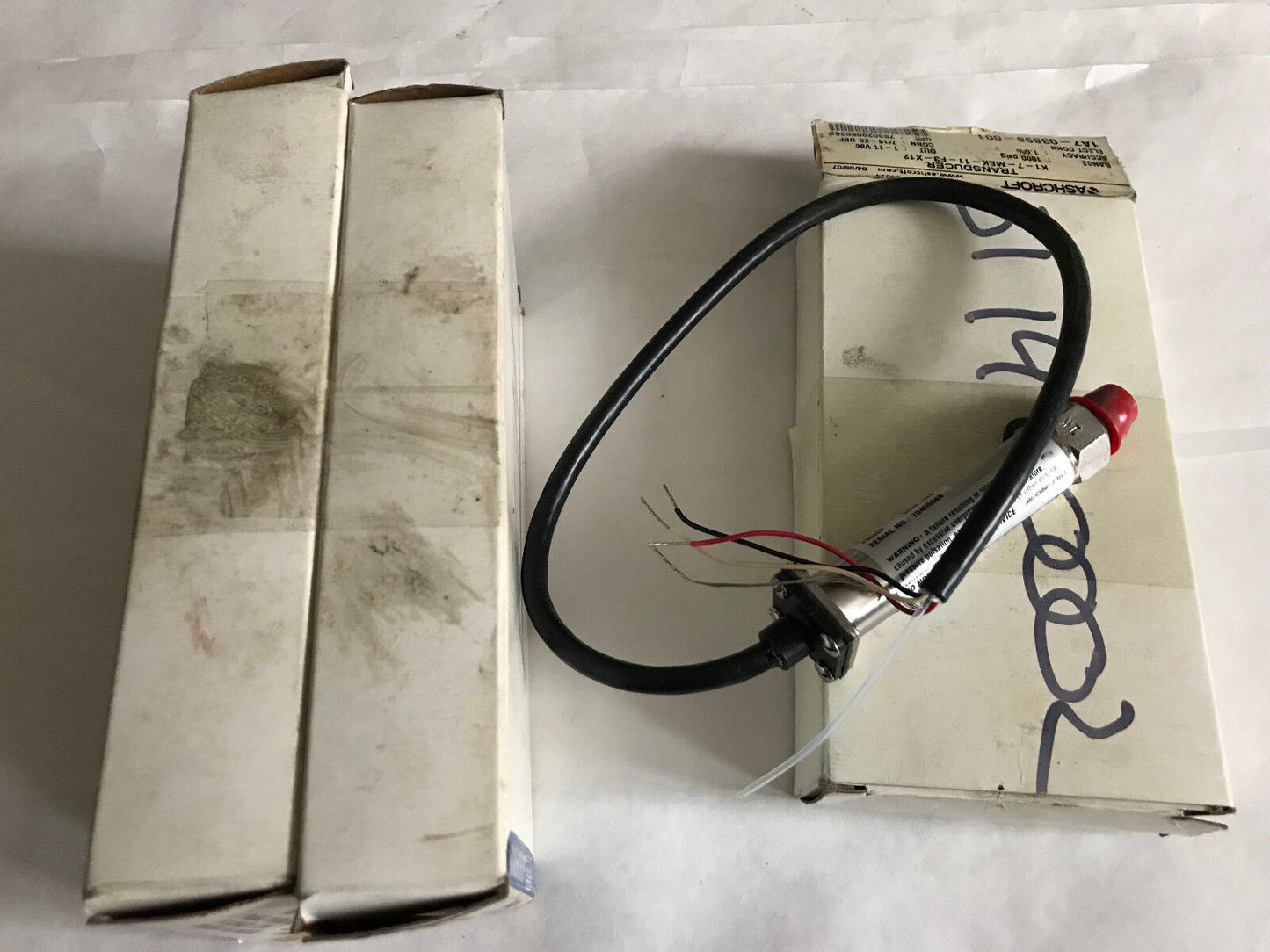 New Ashcroft K17mek11f31000#-X12,Pressure Transducer Ash-K1-7-Mek-11-F3-X12,Sc