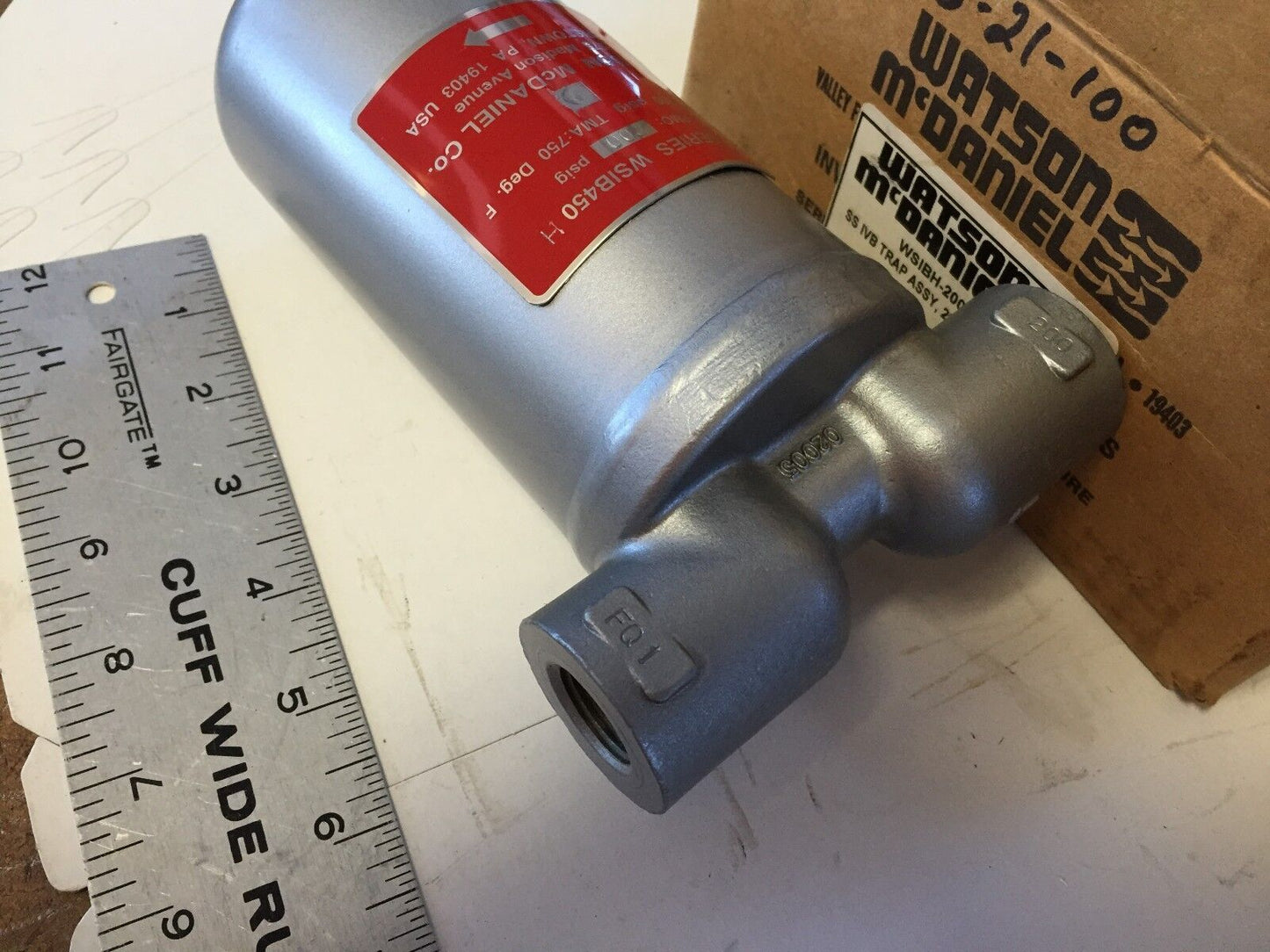 New 1/2" Watson Mcdaniel Wsib450 H,Wsibh-200-12,02005,Cf3 Bucket Steam Trap,Ac