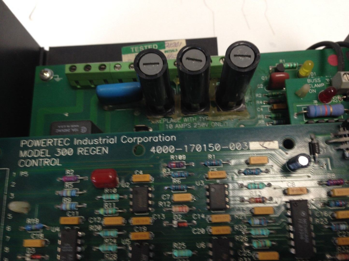 Powertec 4000-170150-003,C0-5-3R2ch000 Controller,4.4 A 1/4-1/2Hp 300 Regen,Fa
