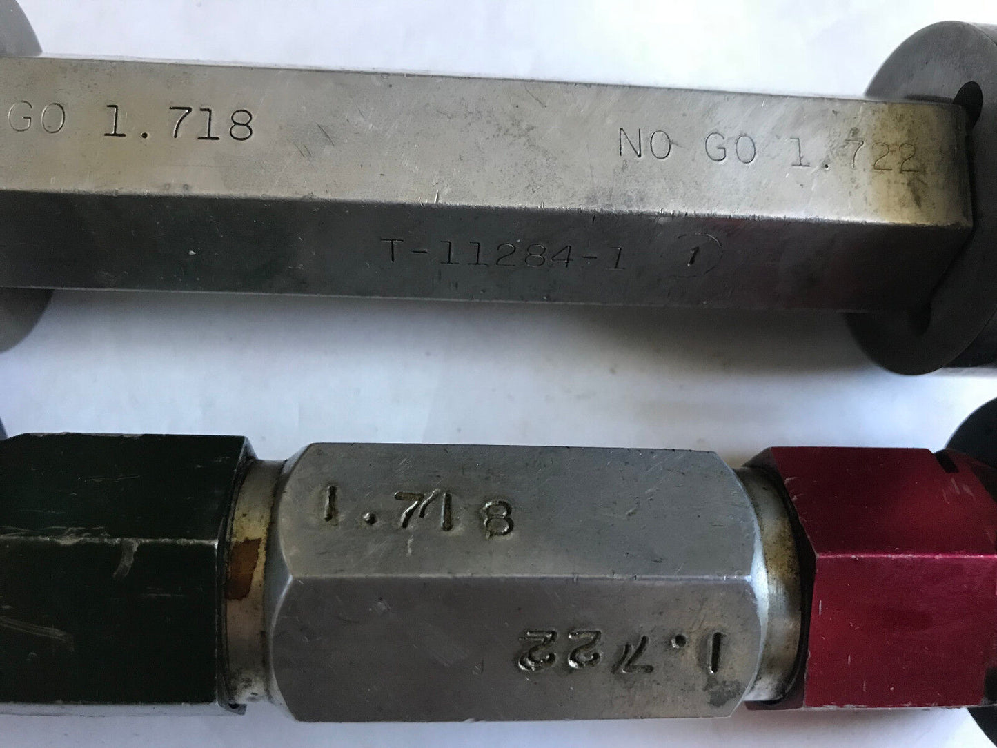 Lot The Pipe Machinery Go No Go Plug Gage 1.718 1.722  1.718 1.722,Ac