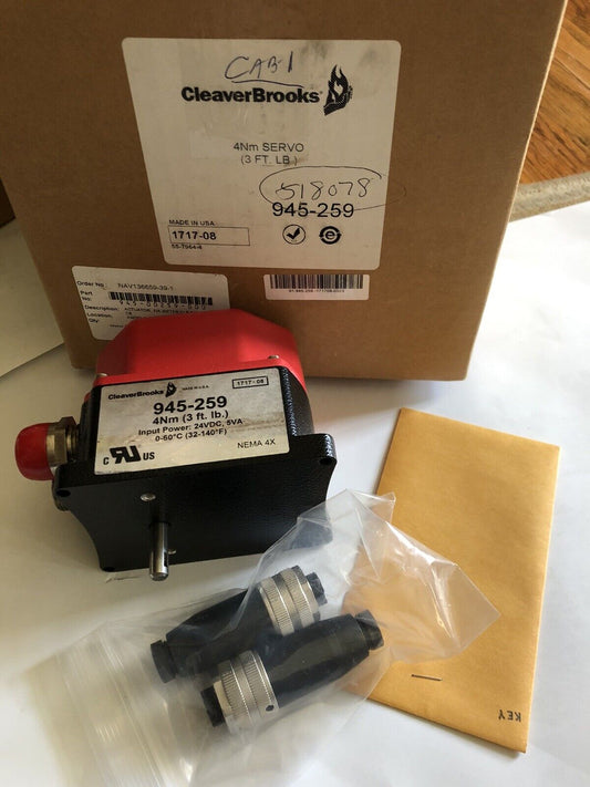 New Cleaver Brooks 945-259 4Nm Motor, 945259,1717-08,An