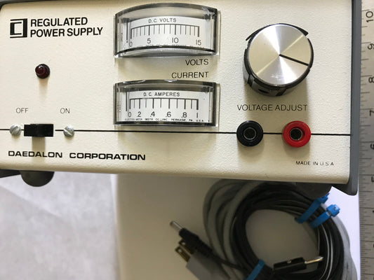 Daedalon Corporation Ev-09 Regulated Power Supply 0-15V Dc ,Ep