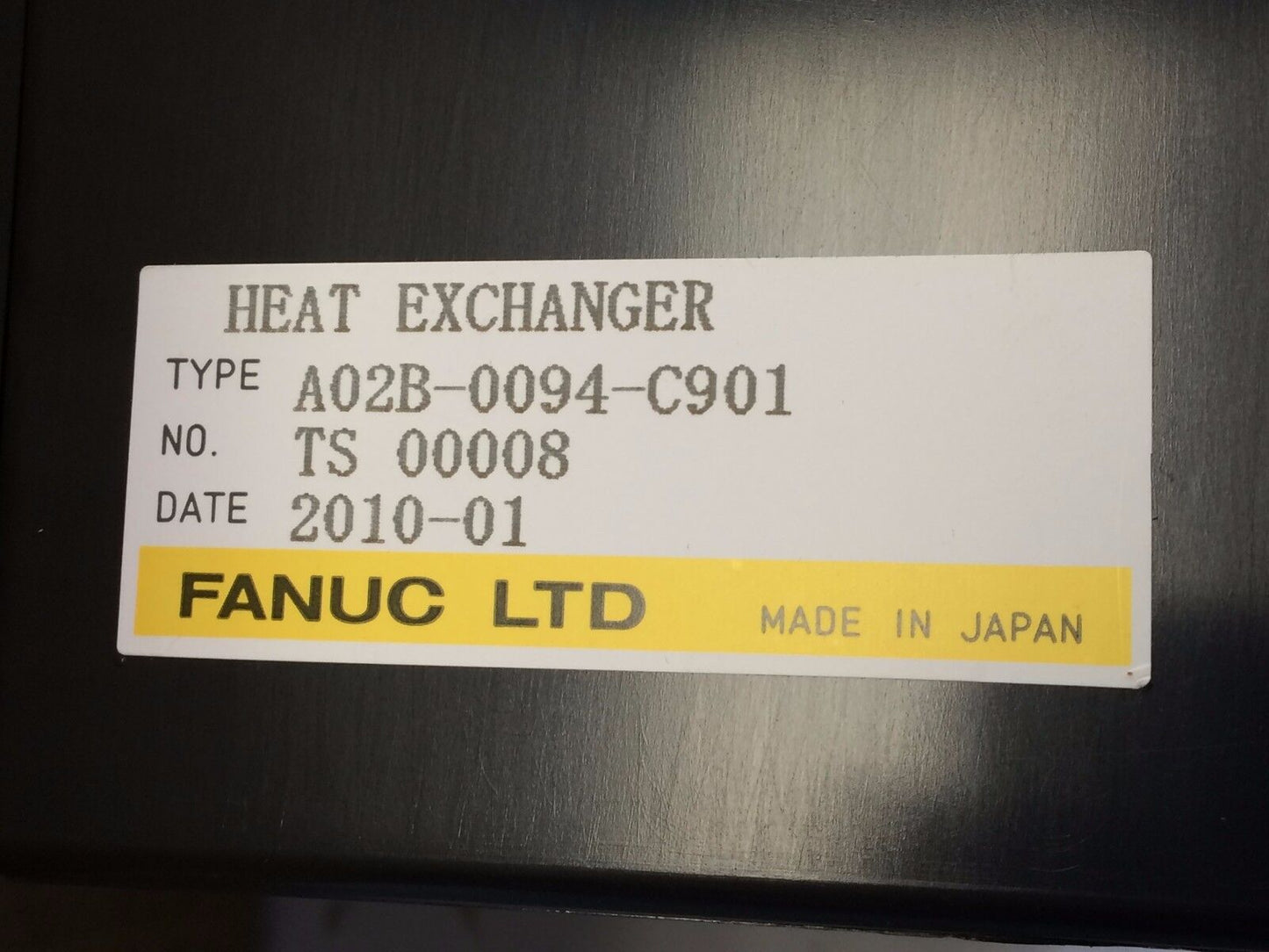 New Fanuc A02b-0094-C901 , Ts 00008  Heat Exchanger,Ch