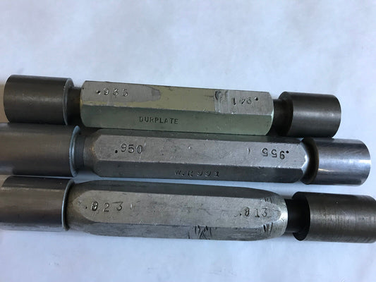 Lot The Pipe Machinery Go No Go Plug Gage .923,.913,.935,.941,.955,.950,Sa