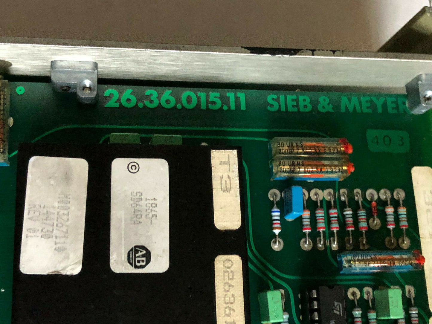 Allen Bradley 300 Vdc,26.36.015.11,300Vdc,1865Sd64ra Servo,26.36.16 M5,Cf