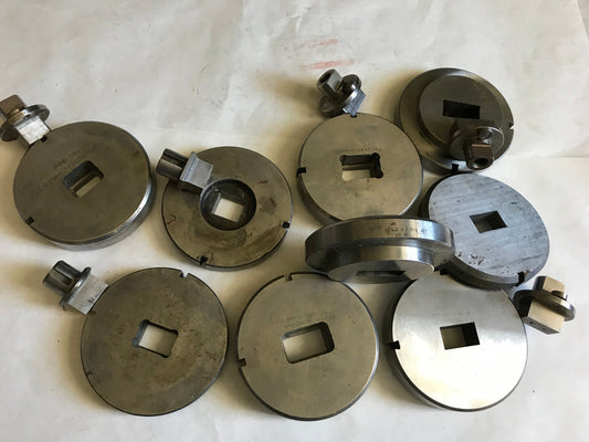 Lot 6 Sets Strippit Amada Rectangle Punches Dies .750X1.250 To Wt .843X1.0,Ad