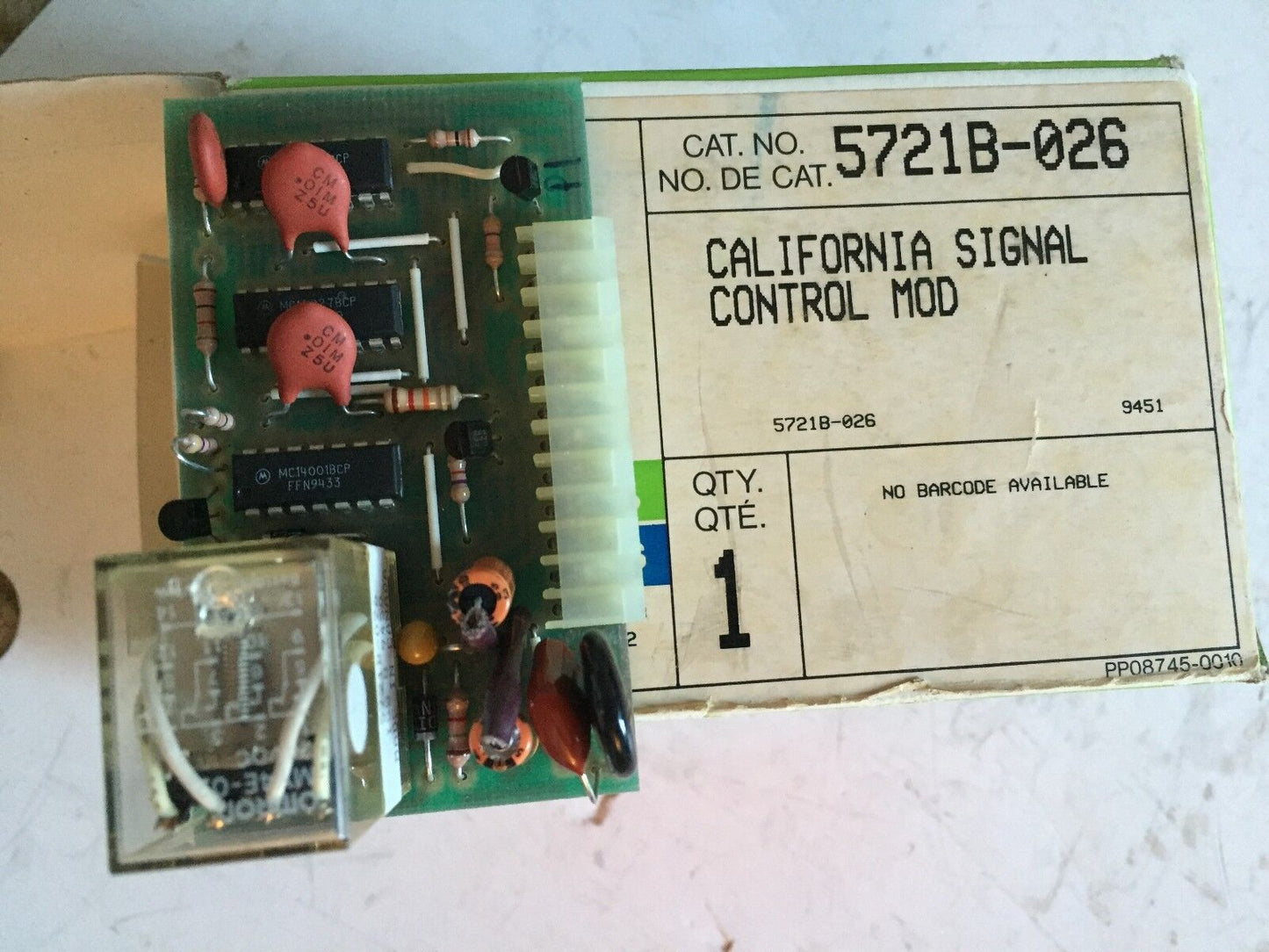 New Edwards 5721B-026 Charger Modulec Board,Cg
