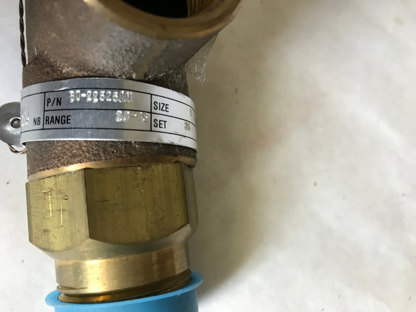 1" Taylor Tools 80-225261M,T8000 Safety Relief Valve T-1,35,20-75Psi,52-Cfm,Ad