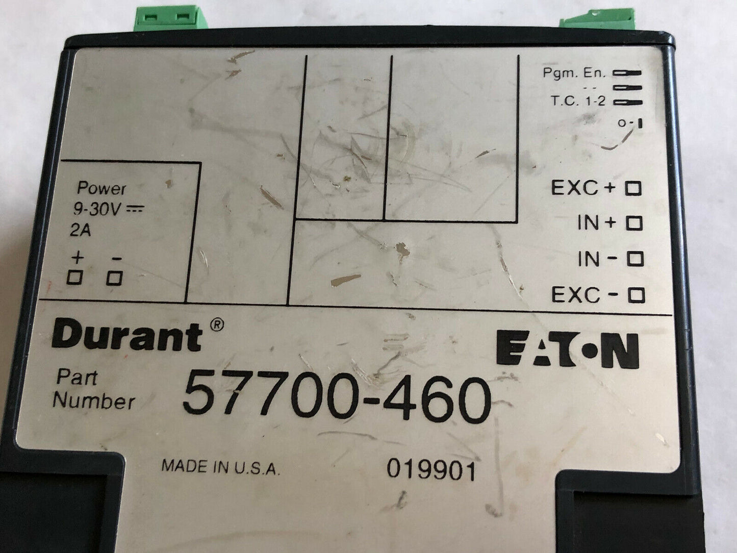 Eaton Corporation Meter Panel Mount Temperature 9-30Vdc Durant 57700-460,Ej