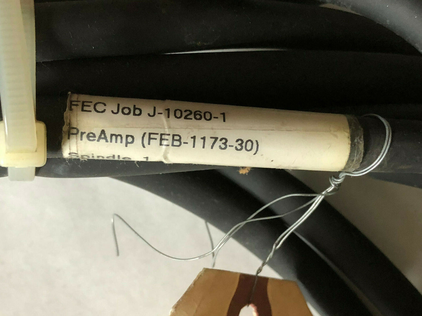 New Robotic Fec S0-22716,Feb-1173-30,J-10260-1 Preamp Encoder Servo Calble,Bu