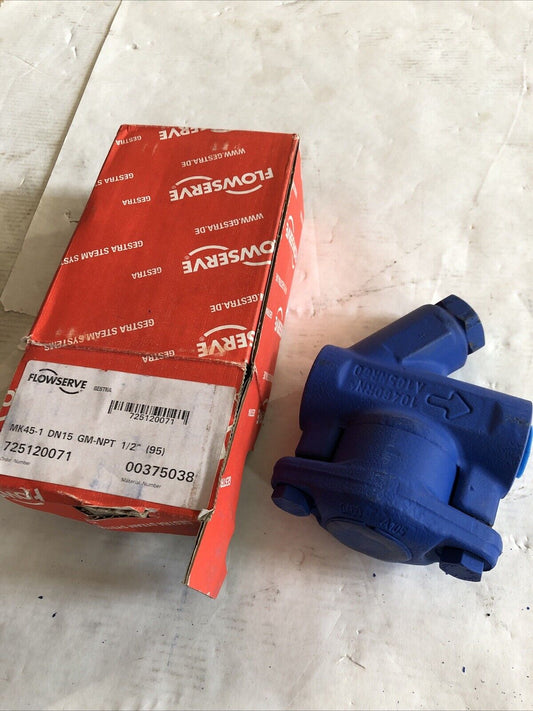 1/2" Flowserve Mk 45-1 Dn 15,1/2" Steam Trap,Gestra 10460Rn,Av