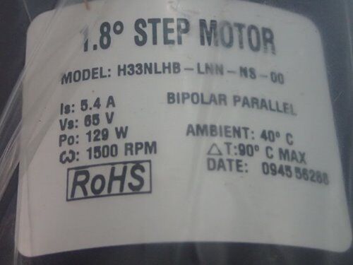 New Danaher H33nlhb-Lnn-Ns-00,Cch0079 Servo Drive 1.8 Step Motor,Am