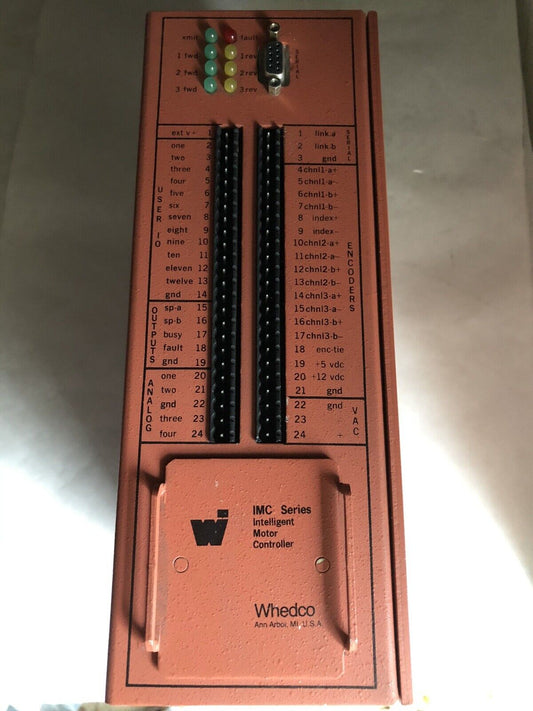 Whedco Cmc-0001-1-B Servo Motor Controller Drive Imc,Whedco 78004078/R9412,Tk