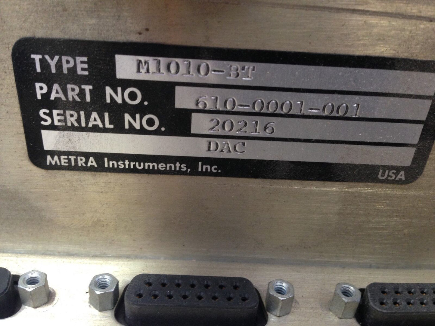 Metra Instruments M1010 Bt, 610-0001-001 , 1010-Bt,Al