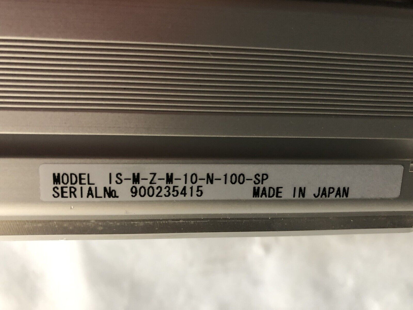 New Iai Corporation ,Iai Is-M-Z-M-10-N-100-Sp Linear Intelligent Actuator,Bg