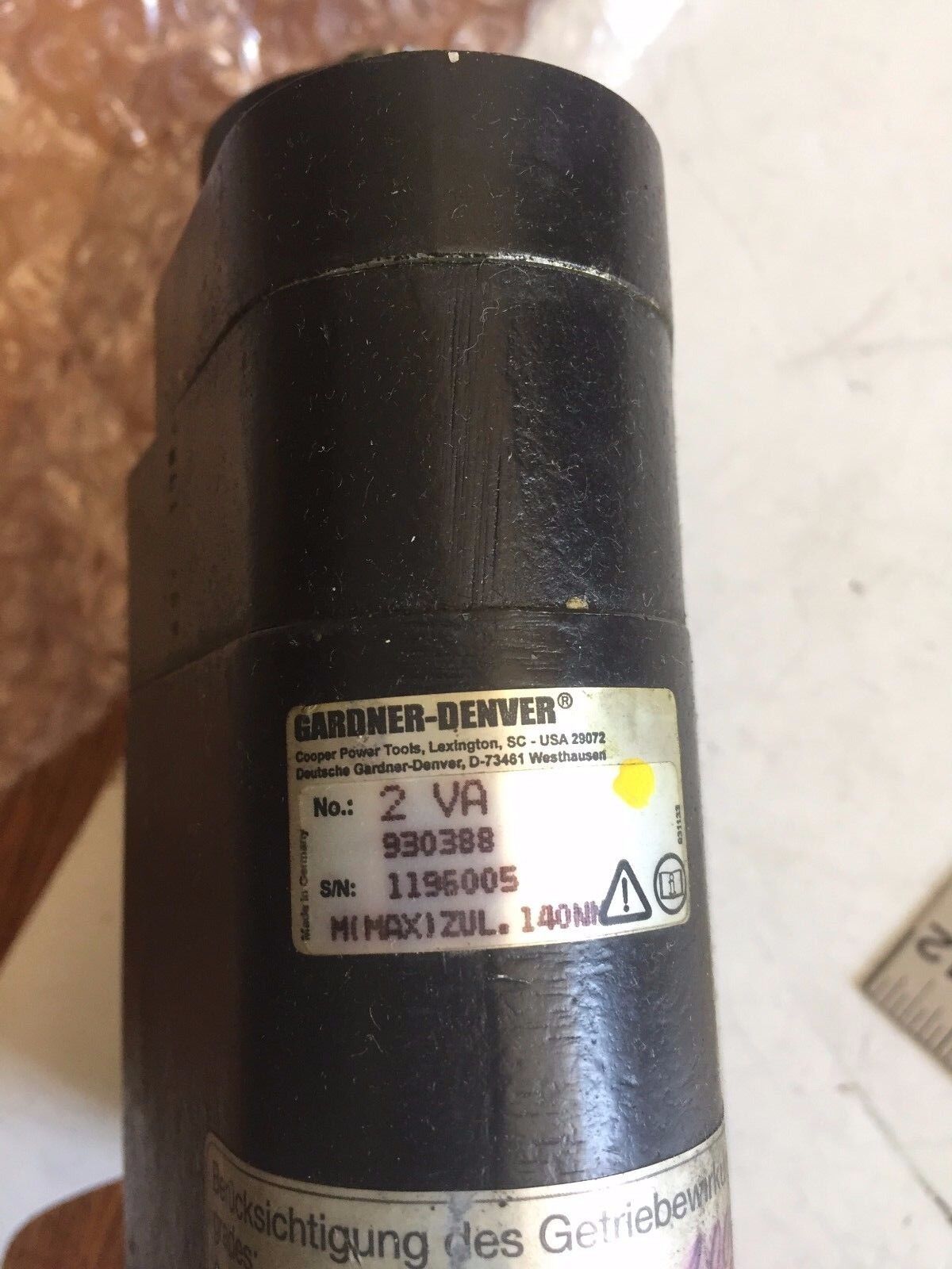Gardner-Denver 930388,Gardner-Denver 2-Va,Servo Spindle Spindel-Nr,Aa