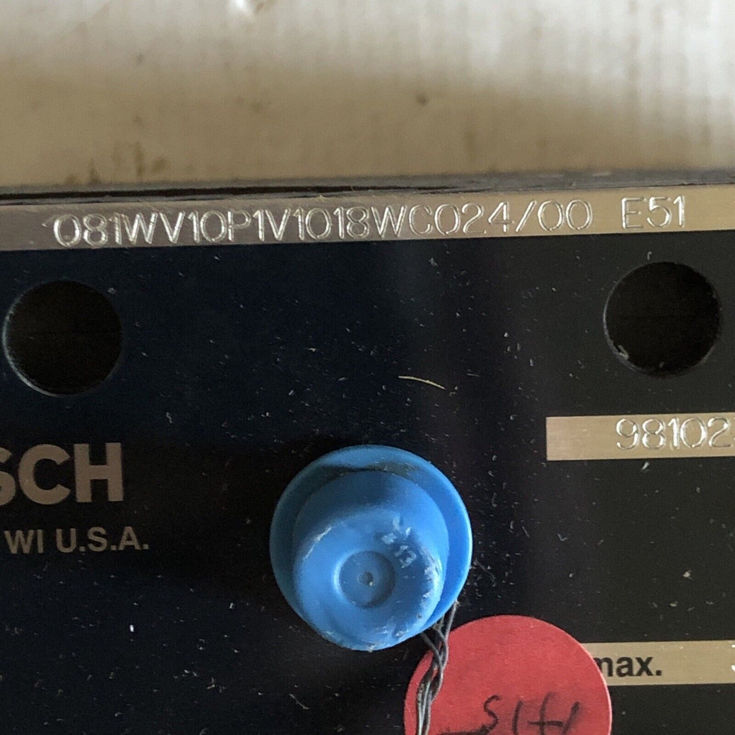 Bosch 081Wv10p1v1018wc024/00 E51 Hydraulic Proportional Solenoid Valve,24 Vdc,Ae