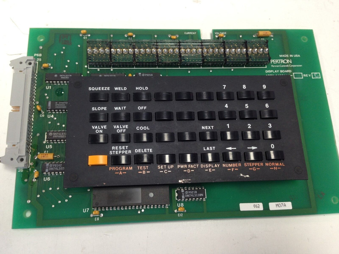 Pertron 1400214 Rev C 1300038 Display Board,Da