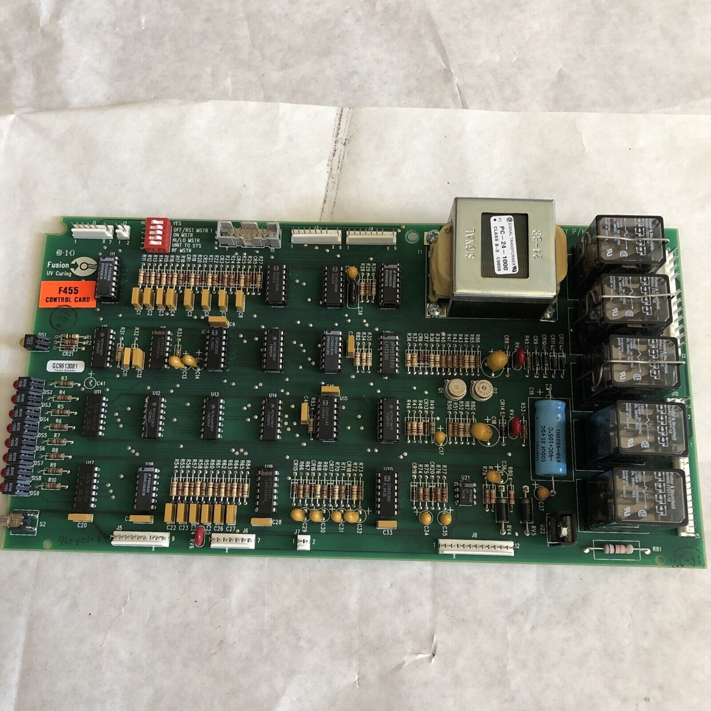 Fusion Uv Curing F455,Fusion Uv 038036 Rev Ap  F455 Control Board,Ec,Ed
