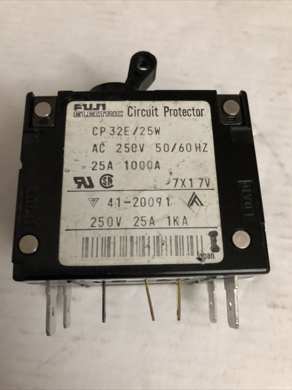 New Fuji Cp32e/25W Electric Circuit Breaker 25Amp 2Pole,Cx