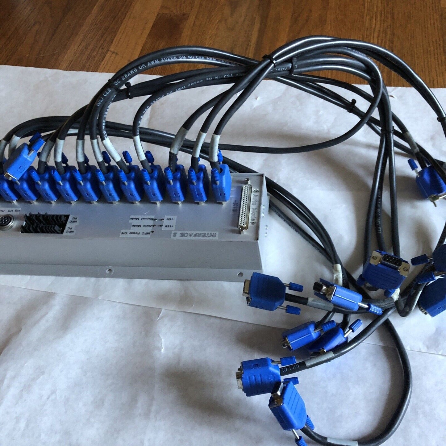 Interface W/ Cable For Jm #Hp-200 #1140 Hydrogen Purifier Controller Mfc-4,Ay