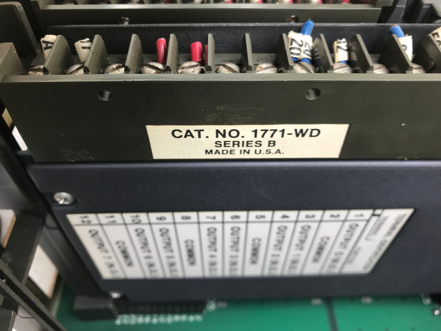 Allen-Bradley 1771-A2b Plc-2 System 1771-Wd, 1772-Lxp Mini-Plc-2/16 1771-Oad,Tf
