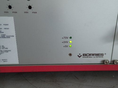 Borries Markier-Systeme Sys63te/Mr 810.0006,Borries 810.0006 Controller,Boxym,Aa
