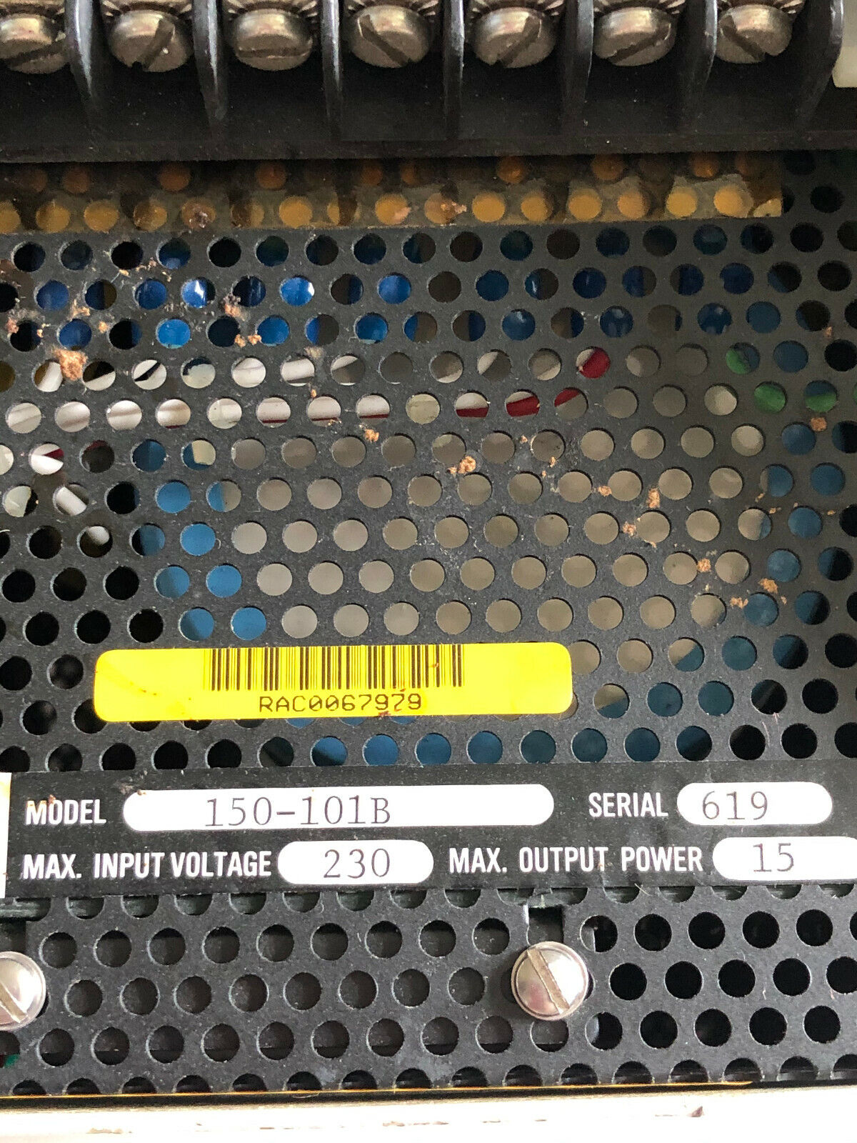 Moog 150-101B Servo Controller Power Supply, 230 Vac, 15 Kw,Ew