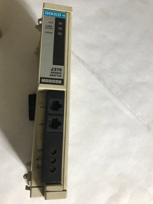 Modicon J375 Modbus Adapter Module Gould Plc As-J375-010,.25Amps 115V,Sa