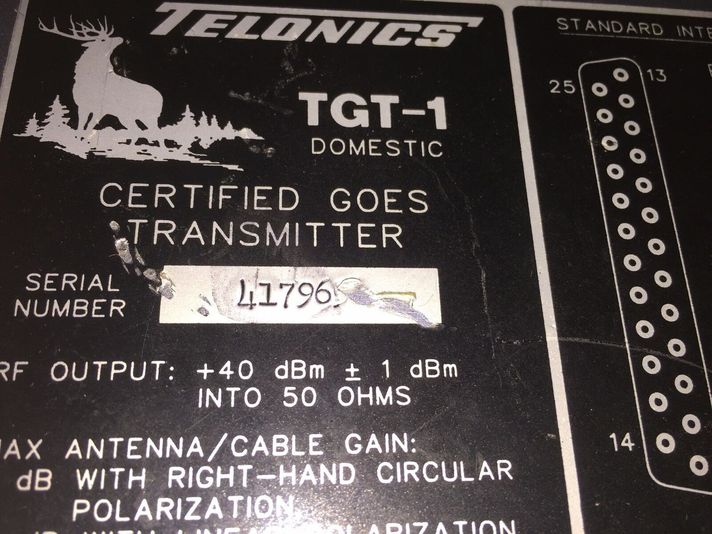 Telonics Tgt-1 Domestic Certified Goes Transmitter Tgt1, Telonics Tgt-1,Cu