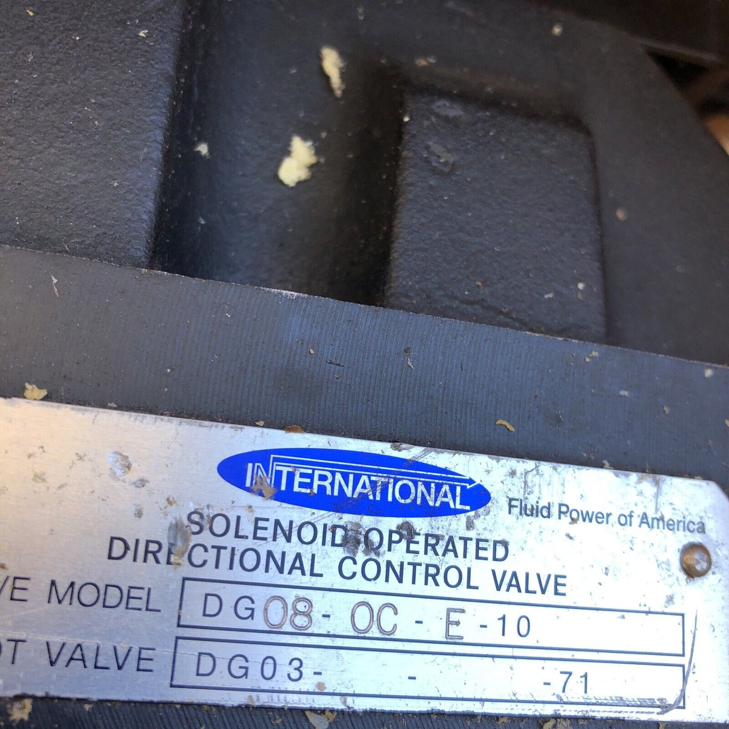 New International Dg03-6C-115Vac72dn,Dg08-Oc-E-10 Solenoid Hydraulic Valve,Hk