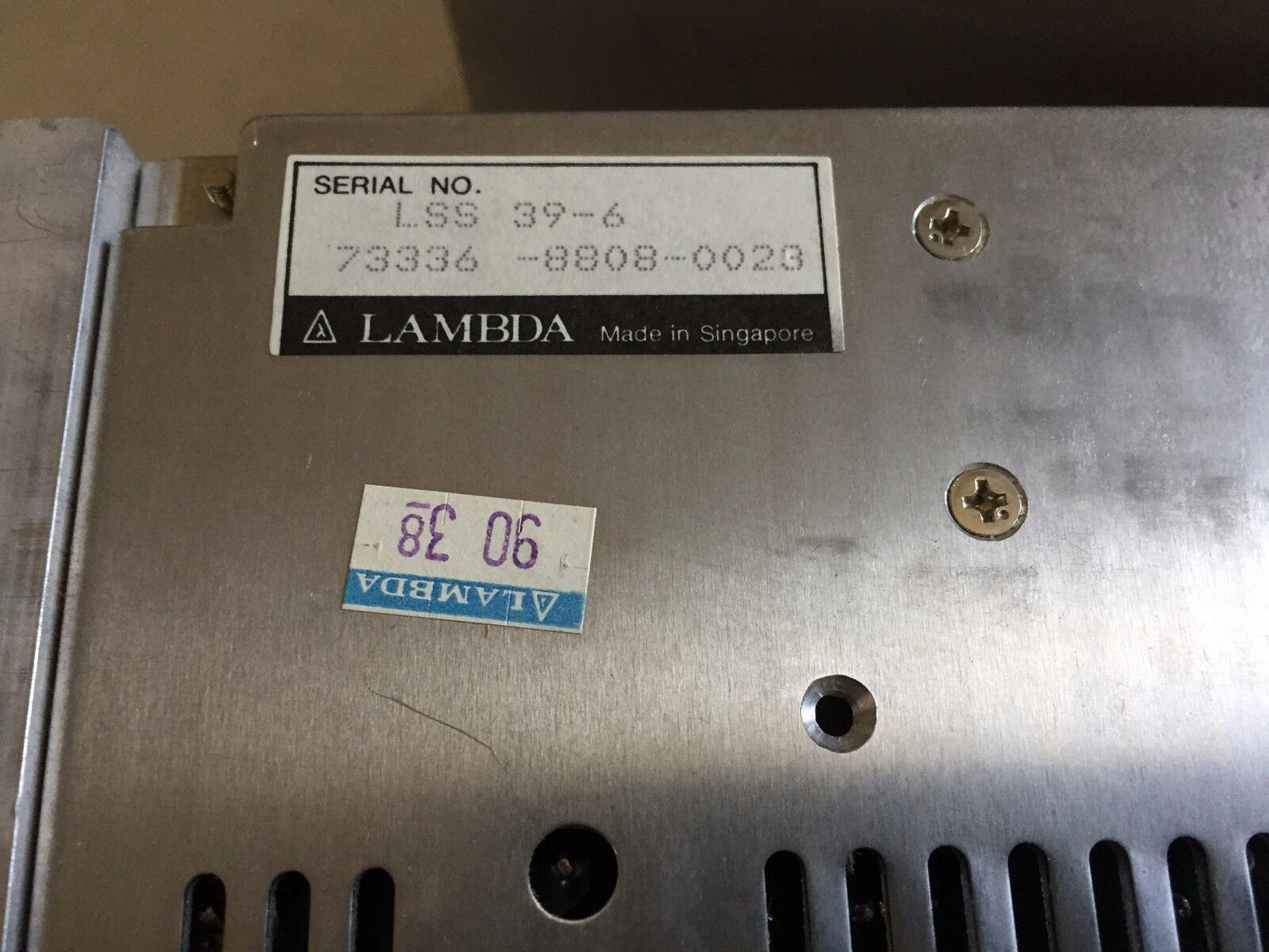 New Lambda  Lss-39-6  205W Tdk Power Supply Lss396,Cn,Bm