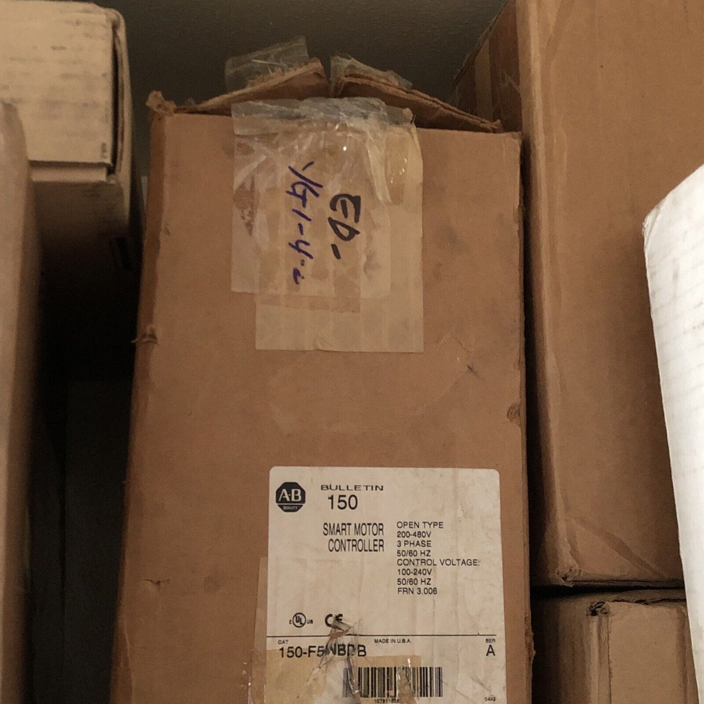 New Allen Bradley 150-F5nbdb Ser A Drive Smc-Flex Open 5Amp 0.5-3Hp 460Vac,Ed