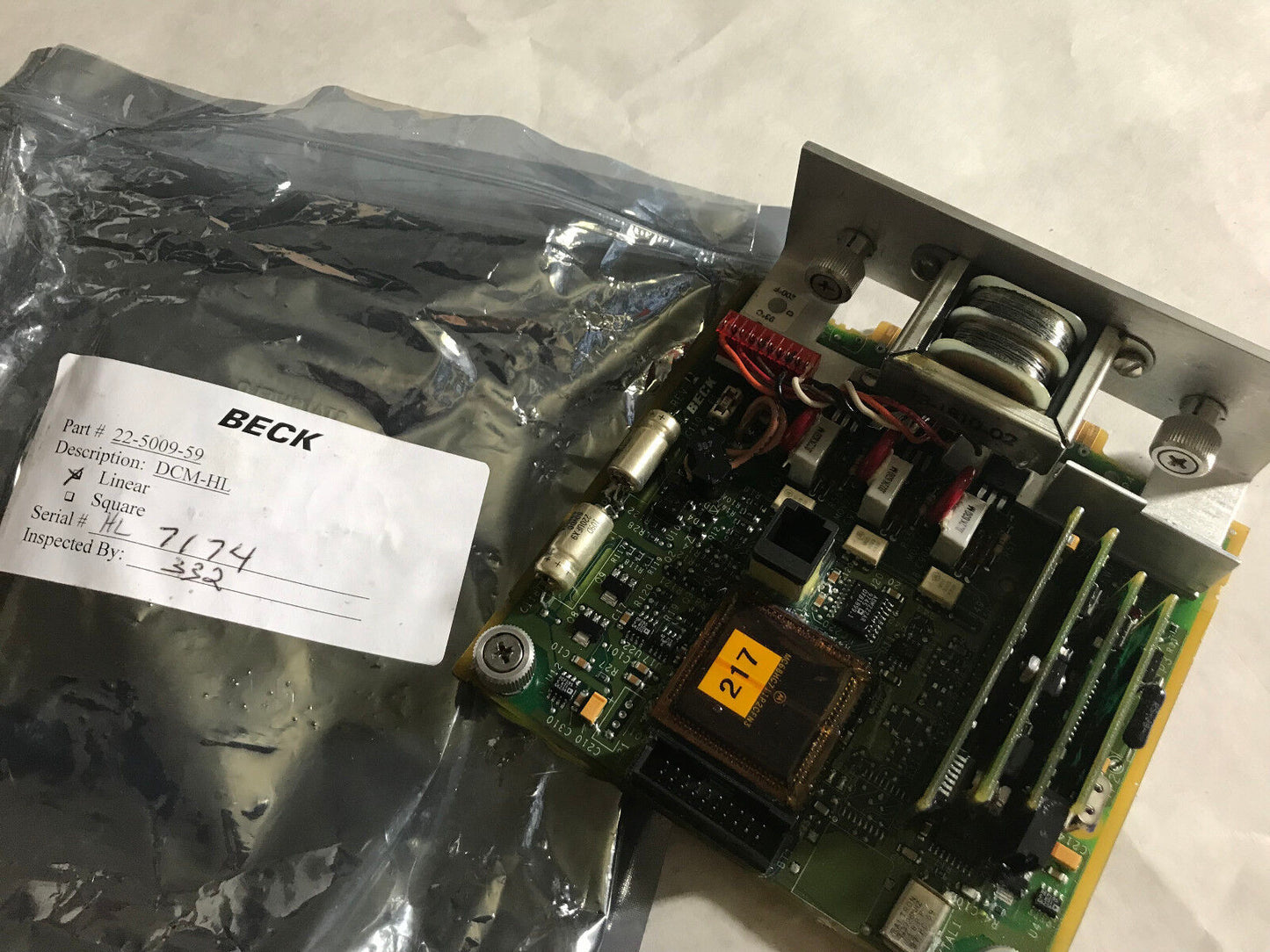 Beck 22-5009-09, Dcm Pc Board 22-5009-59 ,Ag