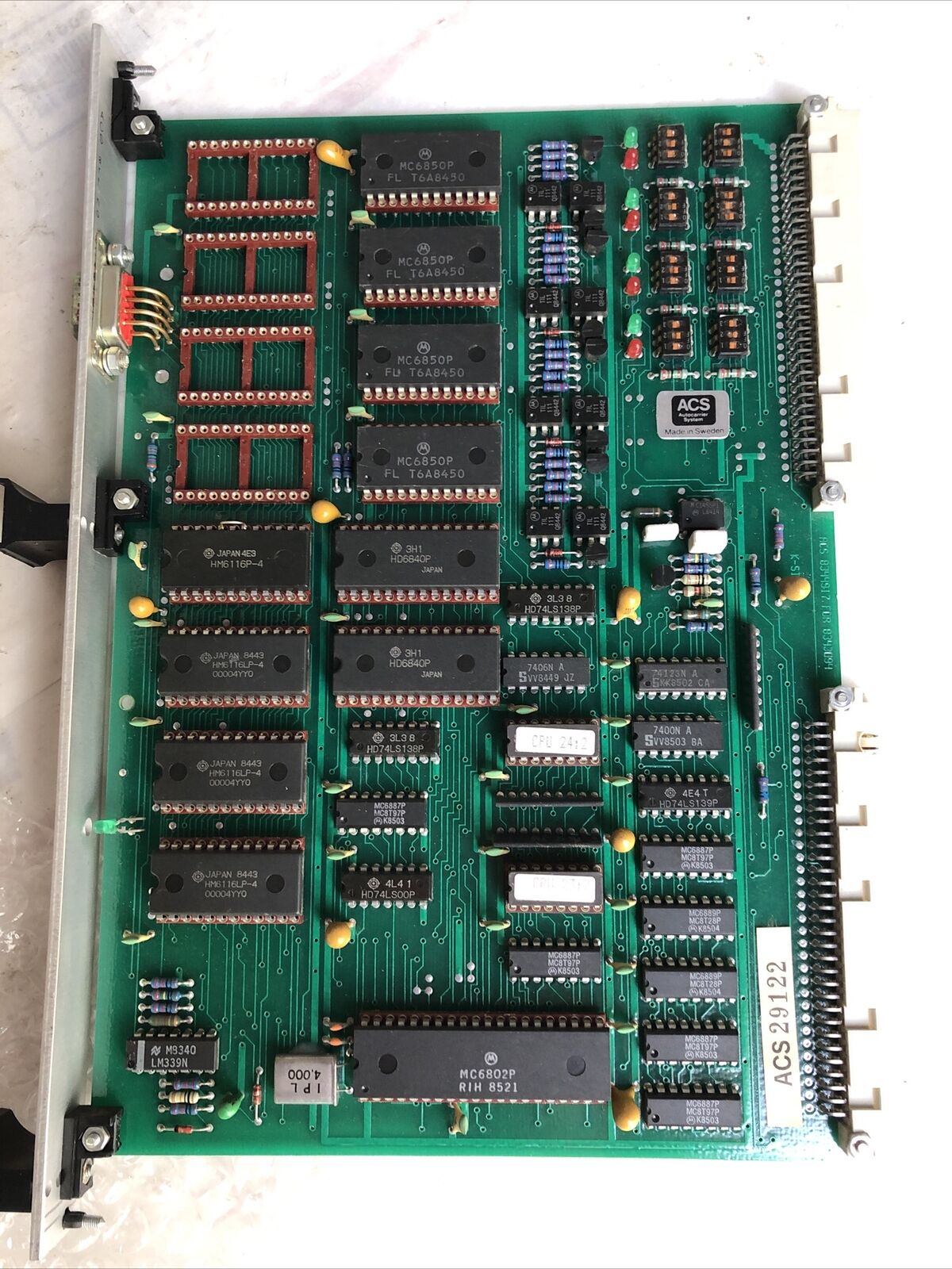 Acs Pca 8343500,8344917 For 8343094 Plc Pc Control Board,Ff