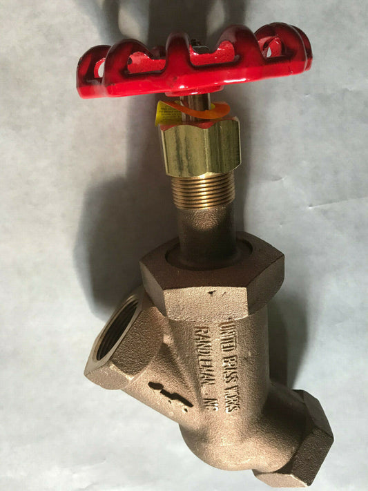 United Brass Works 1" Boiler 200 Wsp Blow Down Y Valve,Nc,1" Npt Blowdown Valve