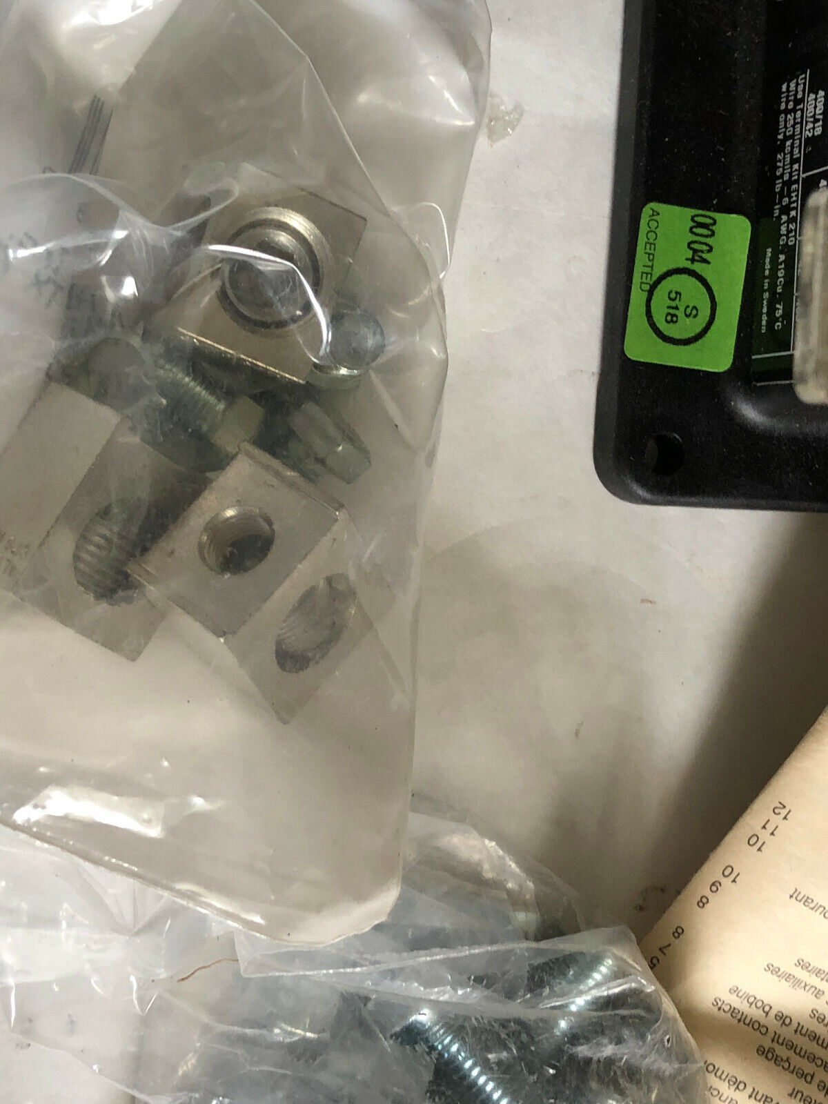 Abb Eh 210,300A,Abb Eh210c-*1 Contactor,Sk 825 400-Db,Abb Eh210c-Y,3P,210A,Bp