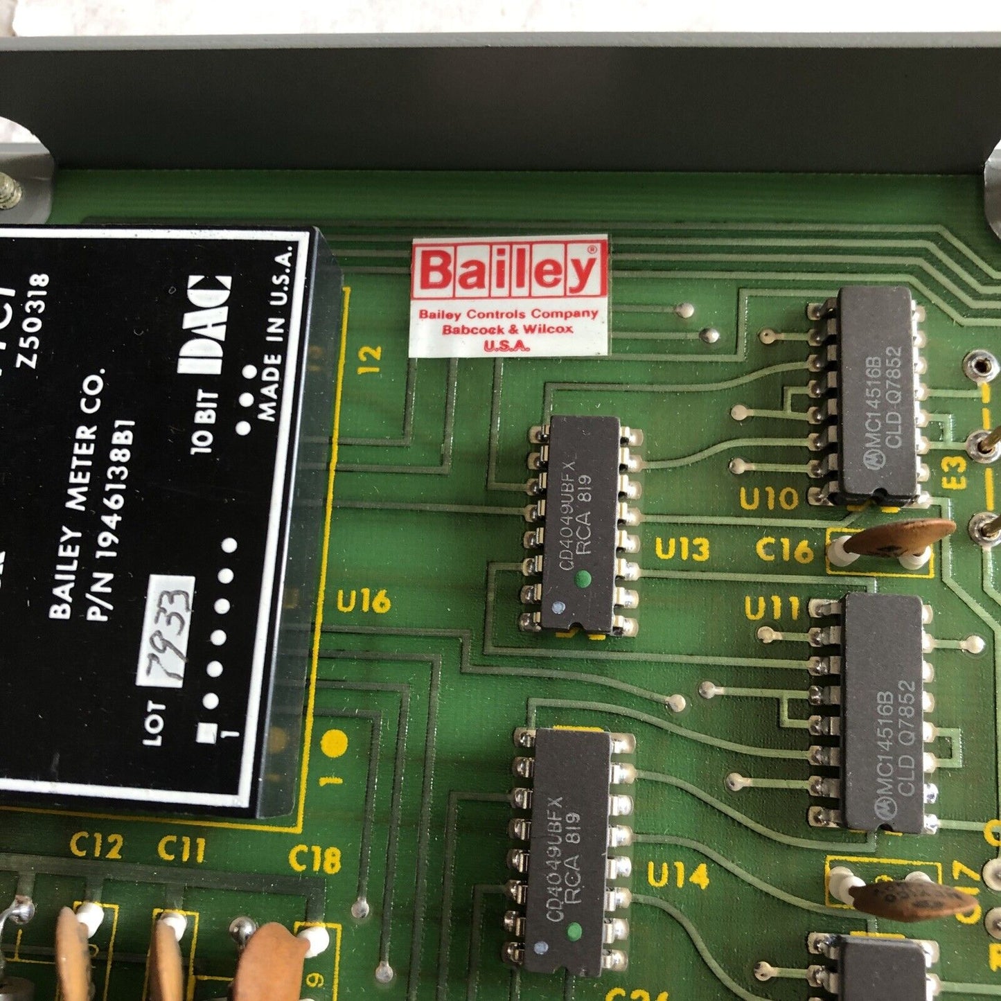 Bailey 6632336, 6632337A1 Abb Analog Memory Board Assembly,En