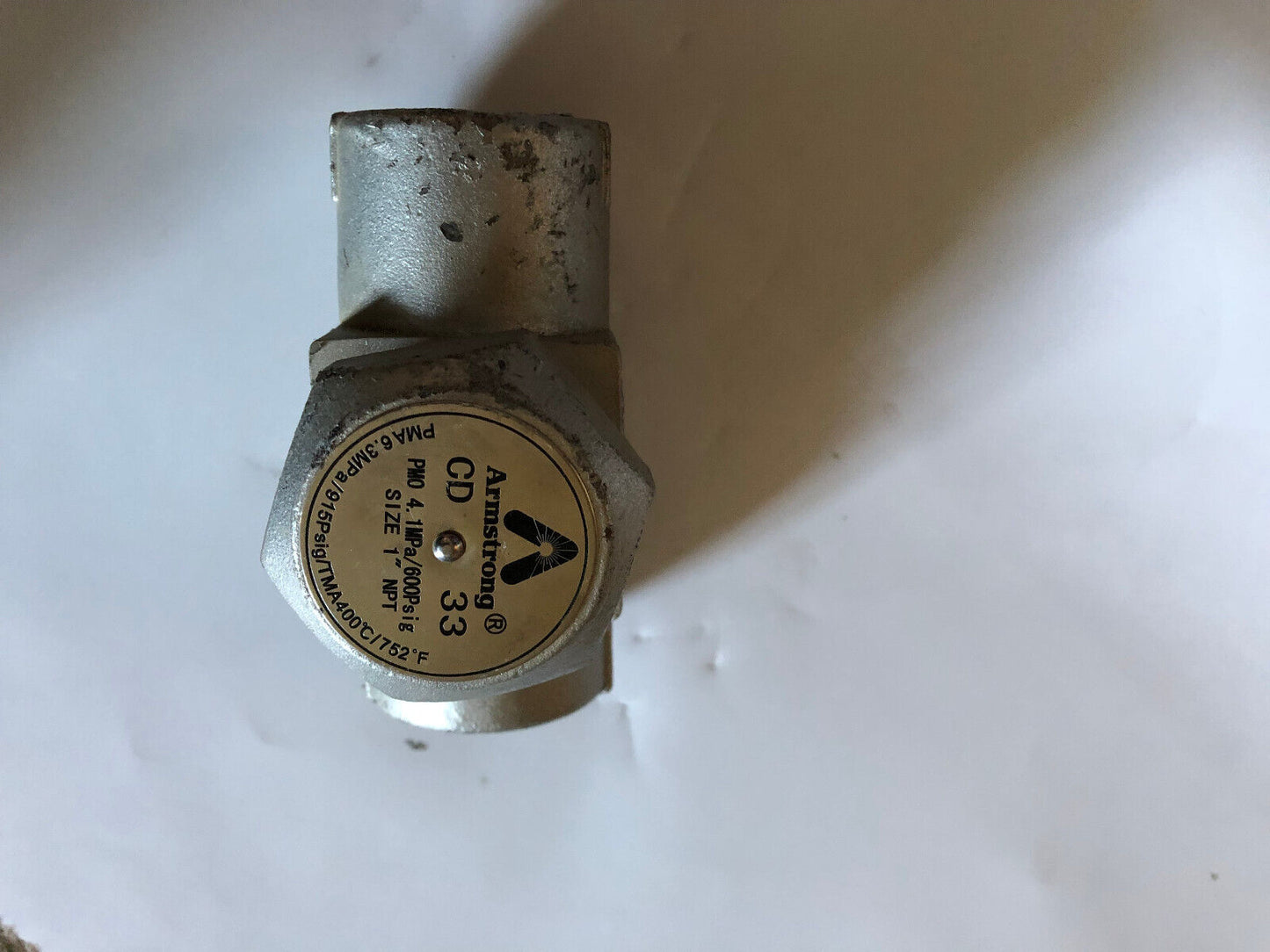 New 1" Npt Armstrong Cd 33,4.1Mpa 600Psig Disc Steam Trap,Cd 33 A743 Ca40,Bp
