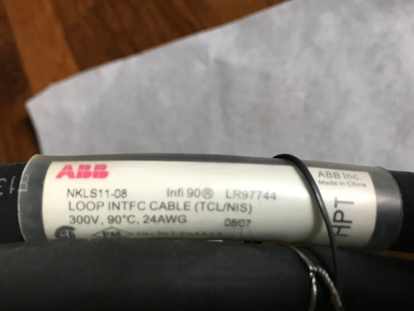 New Abb Nkls11-08 Servo Cable Lr97744 Loop Intfc Cable (Tcl/Nis),Eo,Sh