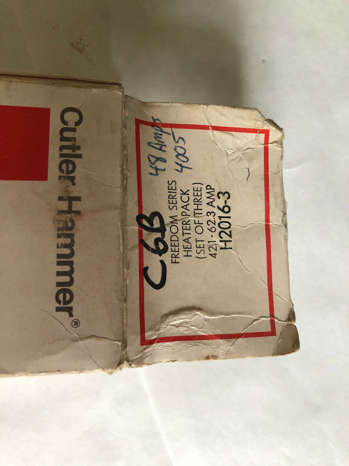 New Lot 2 (6 Pcs) Cutler-Hammer H2016-3 & H2014-3 Freedom Heater Pack H2014,Dd