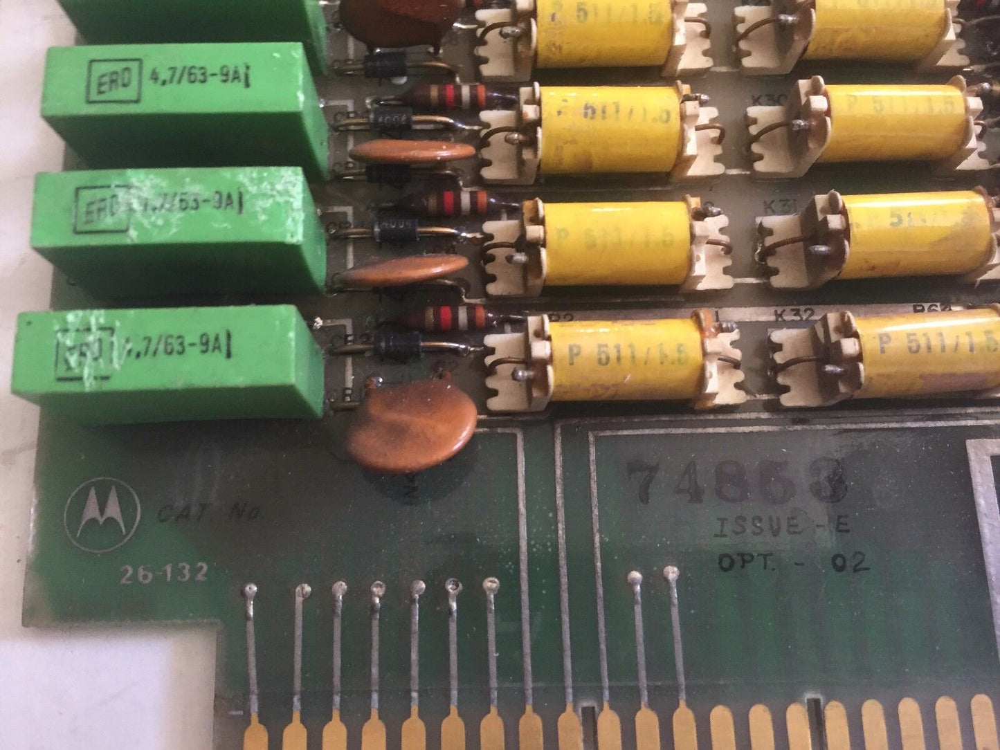 Motorola 26-132,849000018-U,74853,Issve-E,Opt-02,Eb