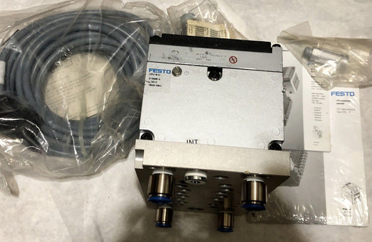 New Festo Cpv18-Ge-Mp-8,007234,Cpv18-Vi 24Vdc, Pneumatic Block Valve,Bg