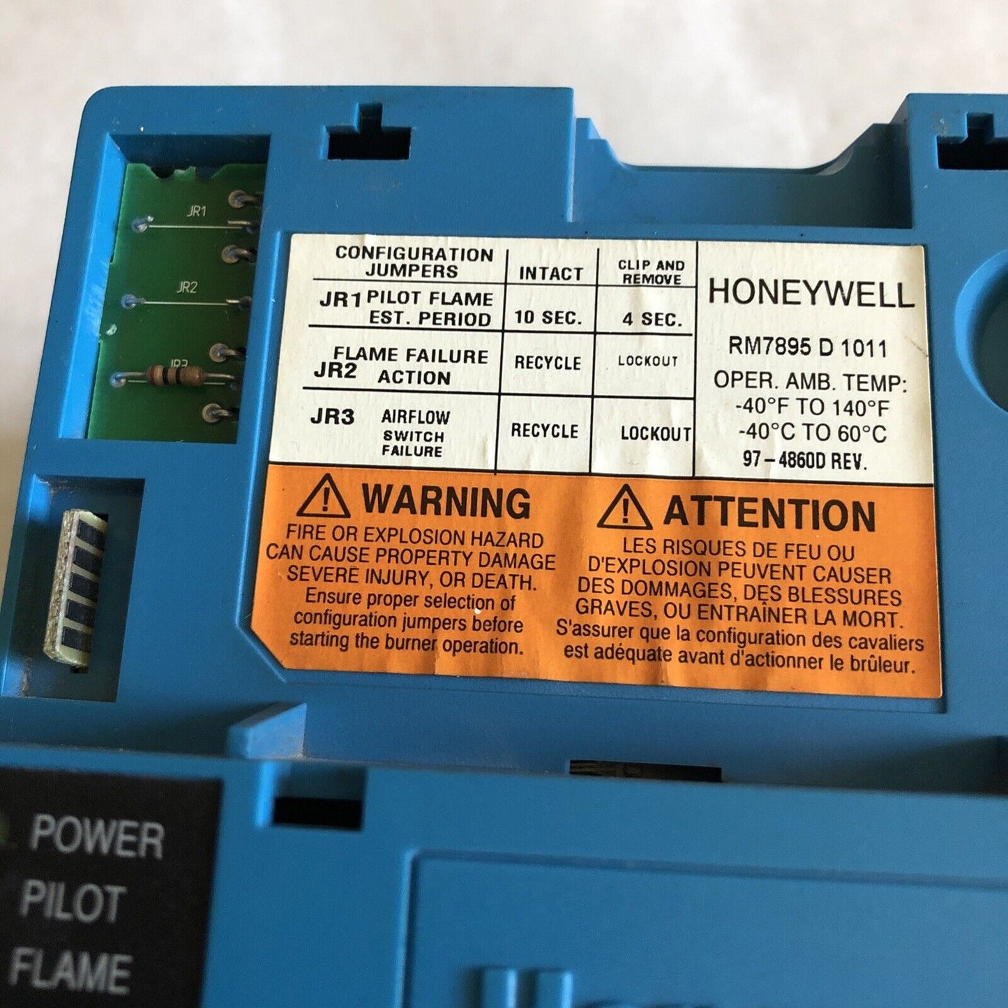 Honeywell Burner Control Rm7895d1011,St7800a1039,Q7800a1005 Base,Ec