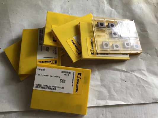Lot 70 Kennametal Spn2w1 Indexable Carbide Inserts, Grade: Tn7010 12388167073,Te