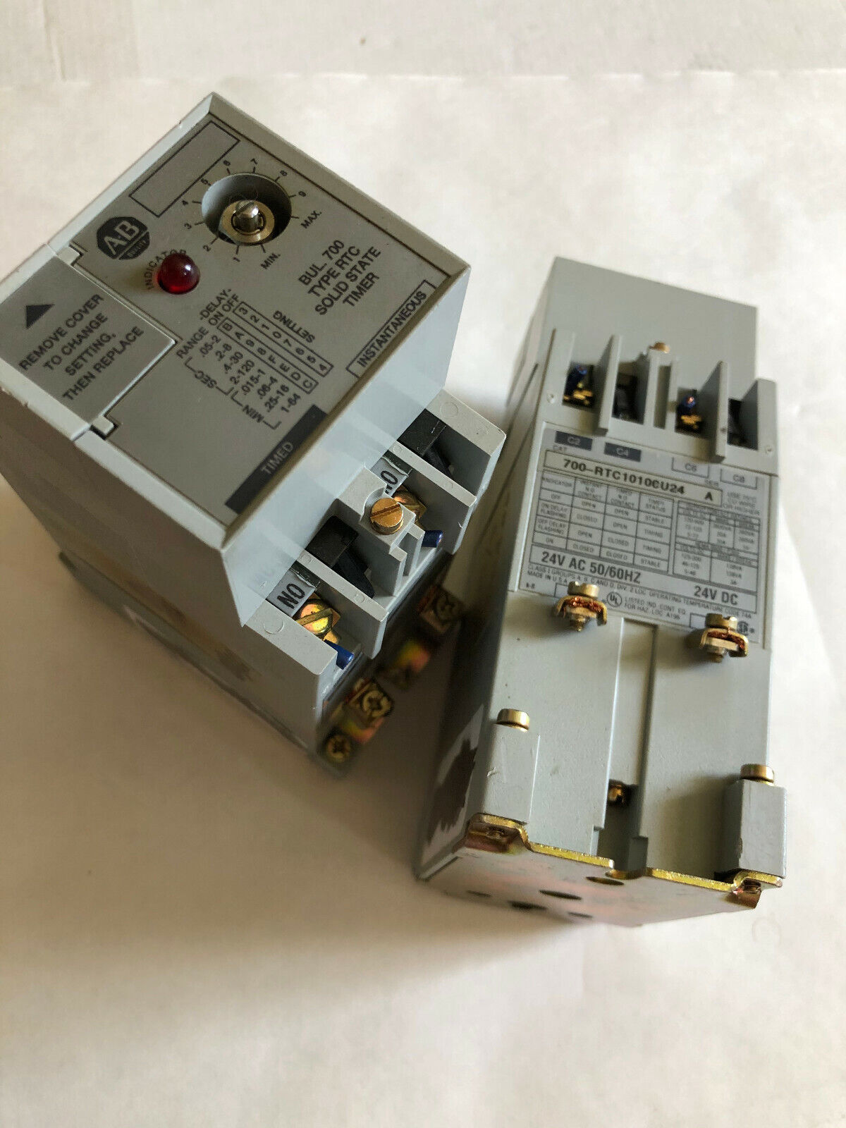 Allen Bradley 700-Rtc10100u24,Rtc,24V Dc Relay,Industrial 5A/300Vdc Contactor,Ba