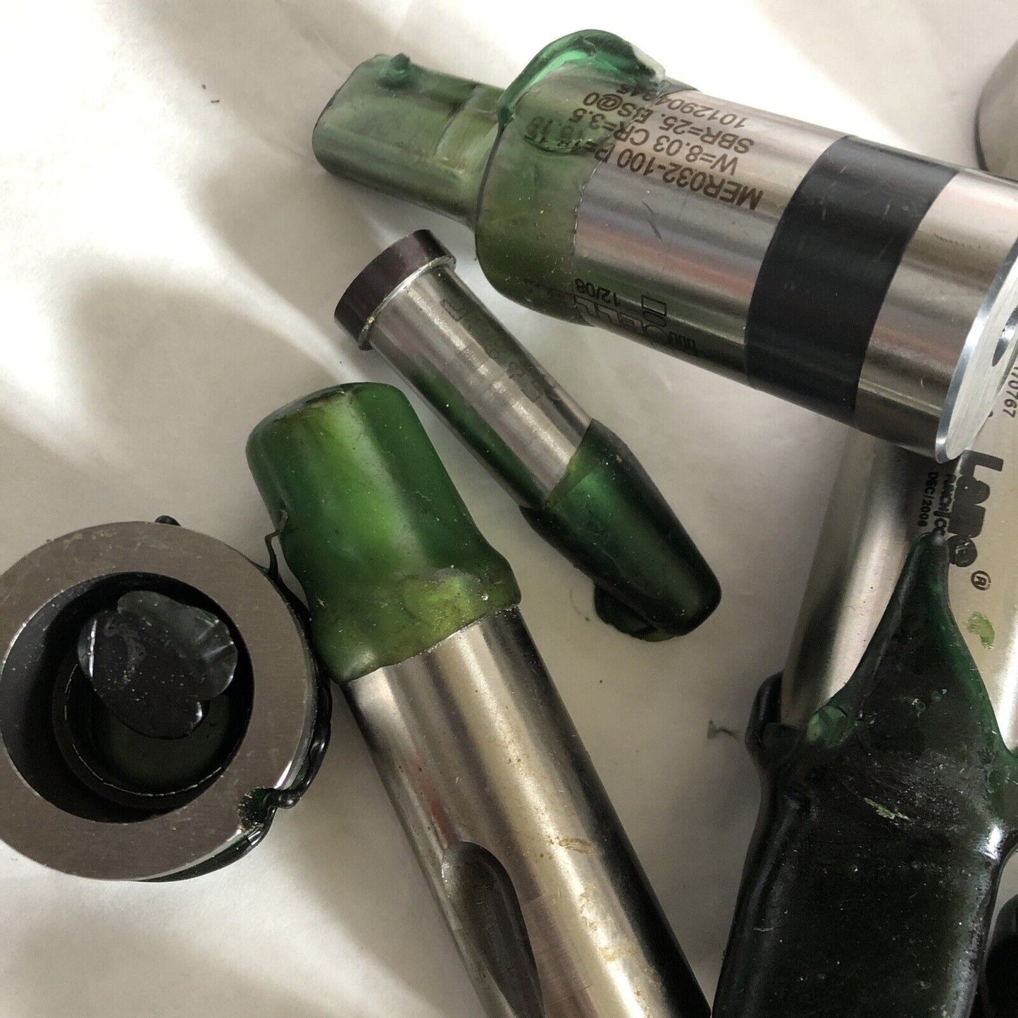 Lot 25 Ball Lock Punches & Die Buttons,Lane Punch 376394-1,Moeller Mer032-100,Ac