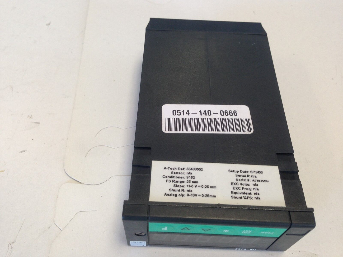 Burster 9162-V0100 Digital Temperature Controller,100-240 Vac Typ 9162,Si